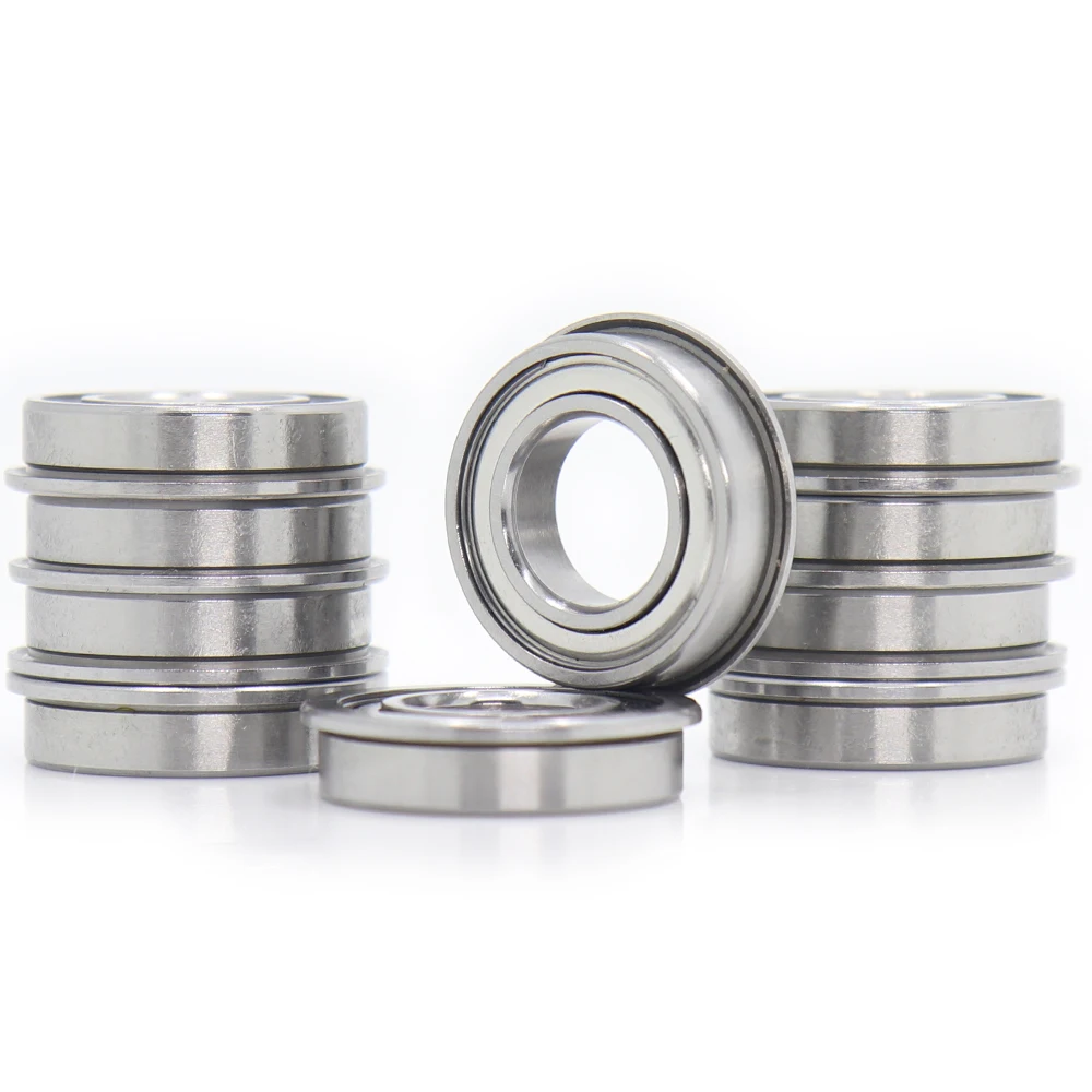 F6800ZZ F6801ZZ F6802ZZ F6803ZZ F6900ZZ F6901ZZ F6902ZZ F6903ZZ  Flange Bearing ABEC-1 (10PCS) Flanged Ball Bearings