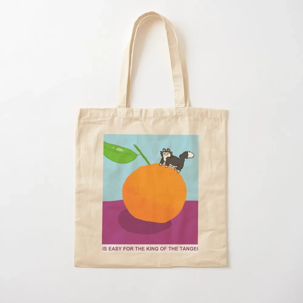 

the king of the tangerine Tote Bag Shopping bags Cloth bag sac pour femme tote bags men Tote Bag