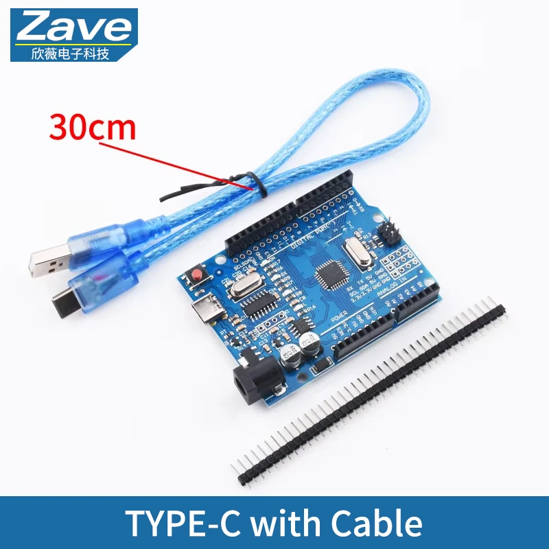 UNO R3 Entwicklungsboard ATMEGA328P CH340 / ATEGA16U2 kompatibel für Arduino mit Kabel R3/R4 UNO Proto Shield Erweiterungsplatine