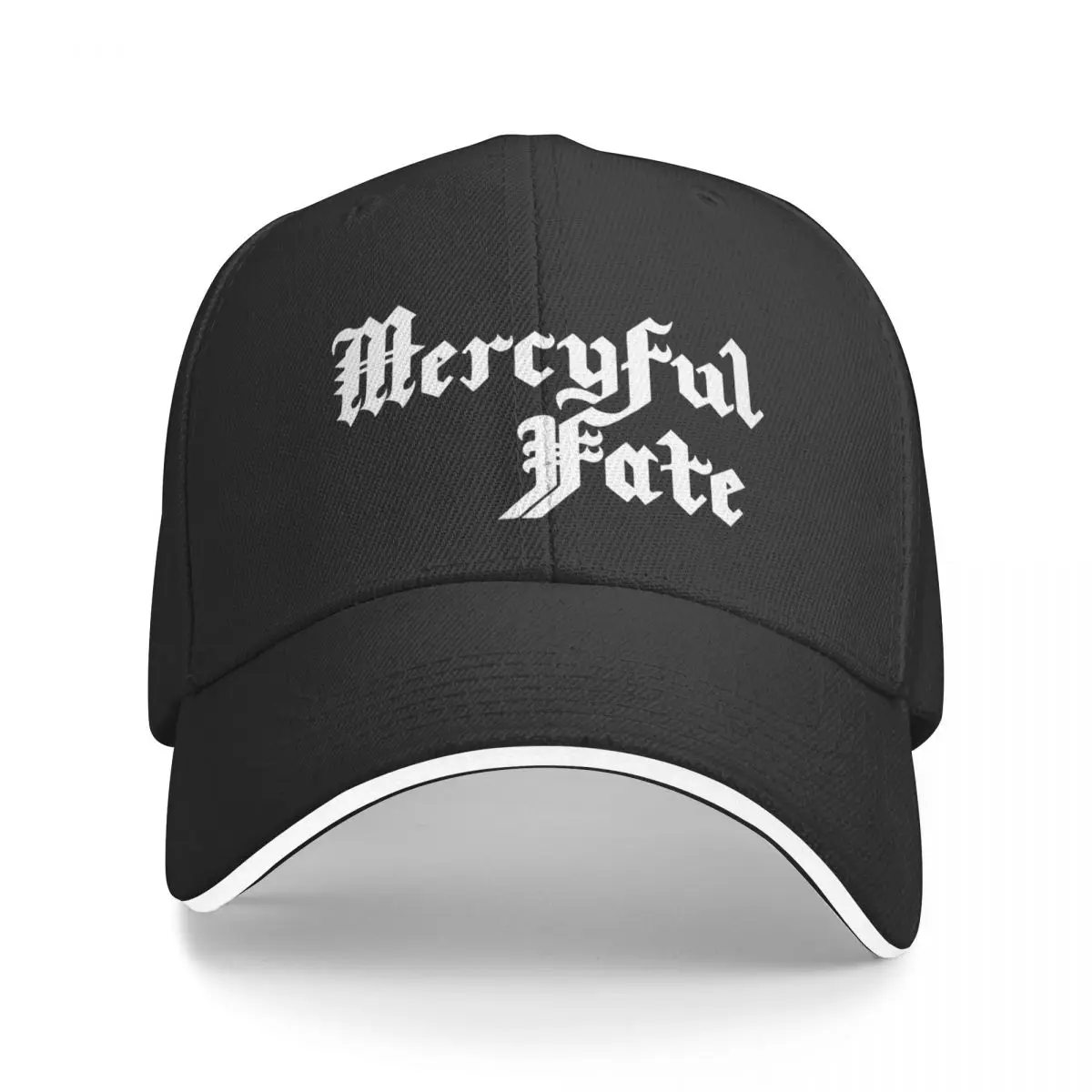 Mercyful Fate (Transparent) White Baseball Cap Wild Ball Hat summer hat Vintage Caps For Women Men's