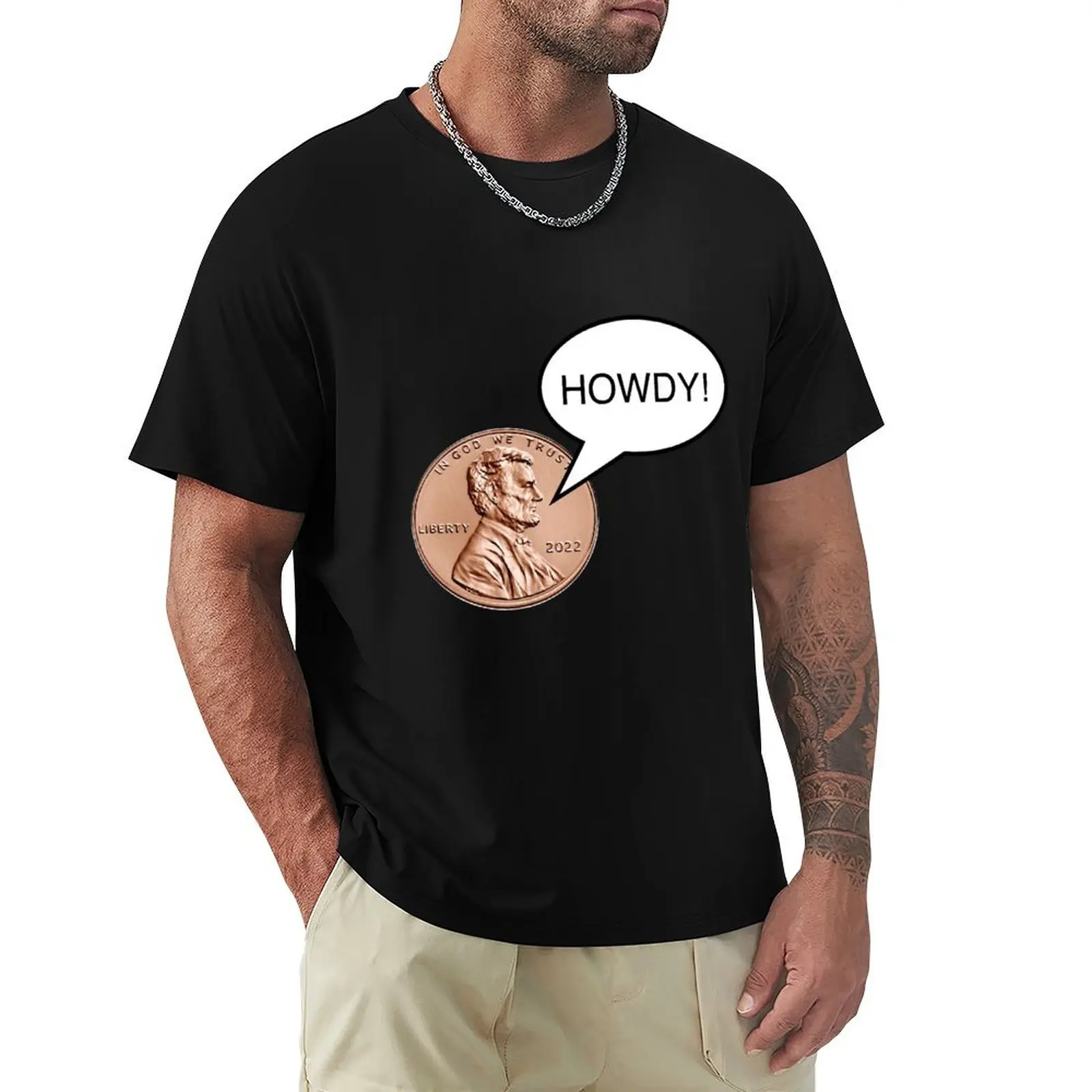 

RYAN TRAHAN, Penny Howdy T-Shirt affliction shirts blacks vintage anime shirt anime stuff plain t shirts men