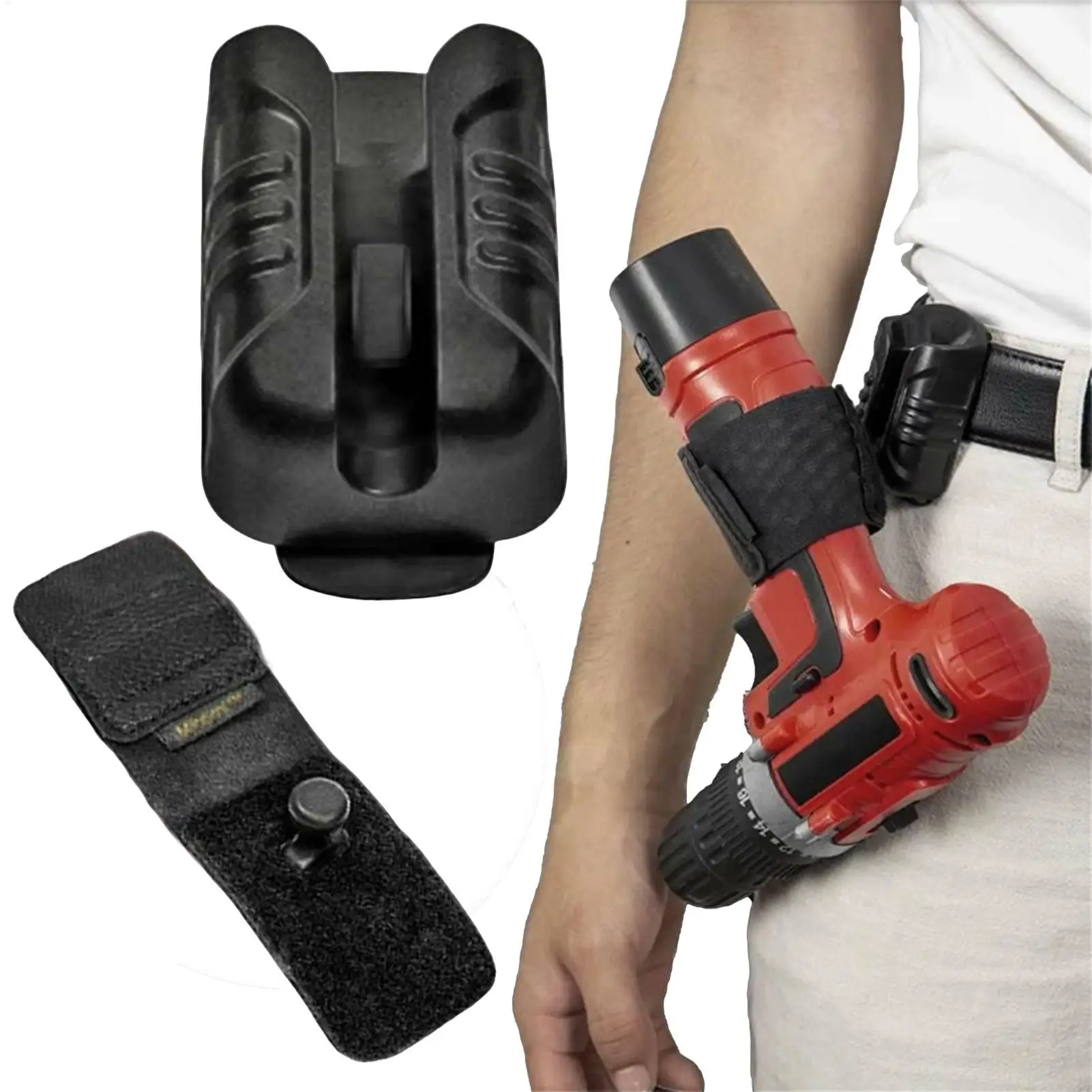 Tool Holster Waist Tool Set Multifunctional Electric Drill Portable Buckle Holder For Wrench Hammer Screw Outdoor Travel Clip