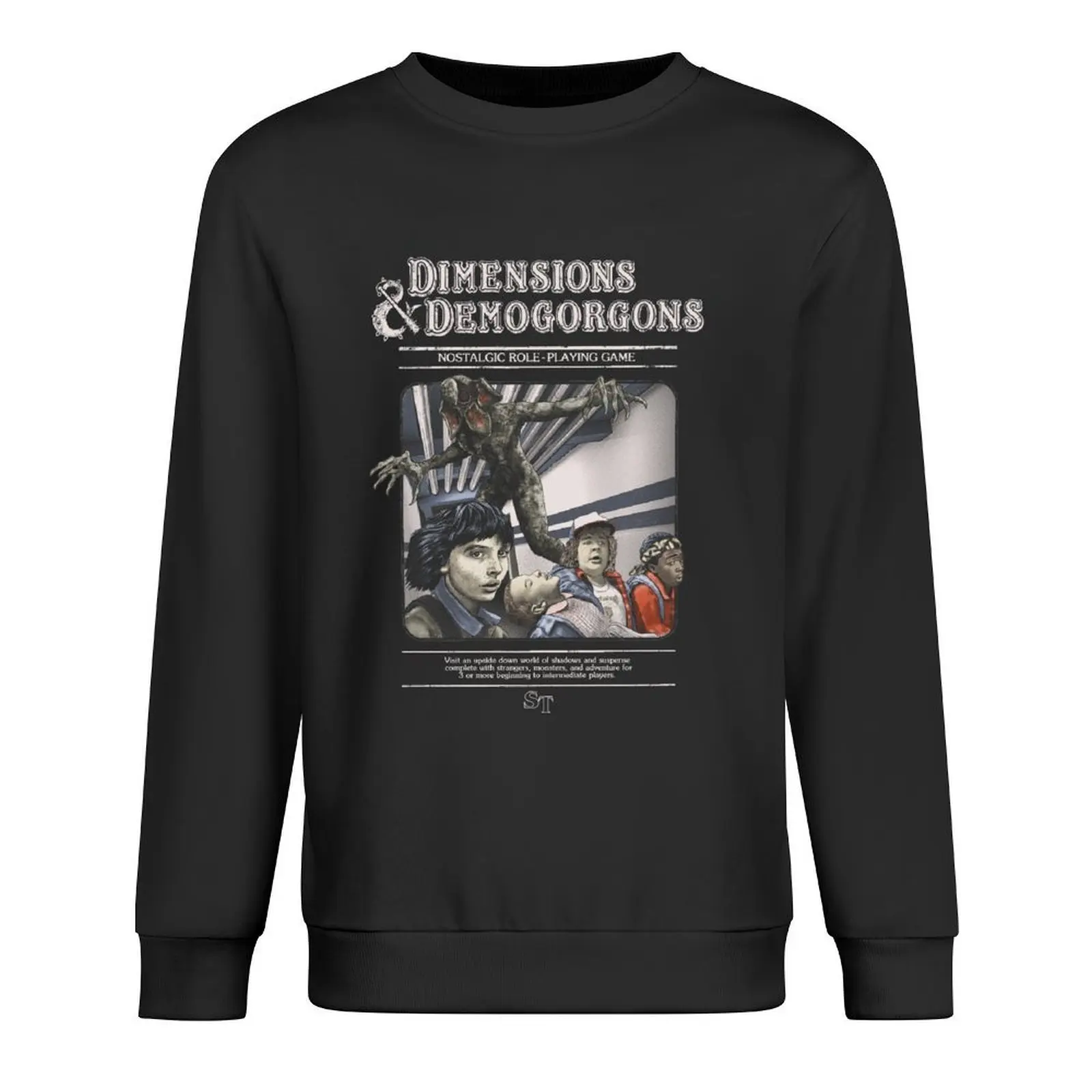 

Dimensions & Demogorgons Pullover anime clothes men clothes autumn clothes mens clothing autumn sweatshirt