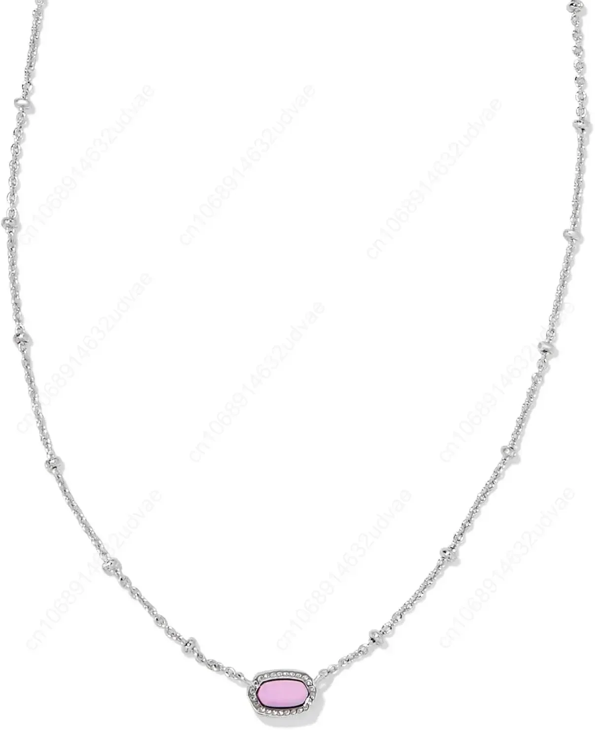 قلادة Scott Mini Elisa المطلية بالذهب عيار 14 قيراط على شكل قمر صناعي قصير، مجوهرات عصرية للنساء