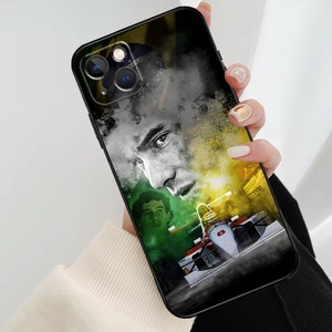 Ayrton Senna F1 Mobiltelefon Cover, iPhone 13, 12, 11, 14, 15 Pro Max, Mini X, XR, XR, 7, 8 Plus, If, Heckabdeckung, 2020 9 Hauptverkaufsformel 1 Mobile Deckung - №9