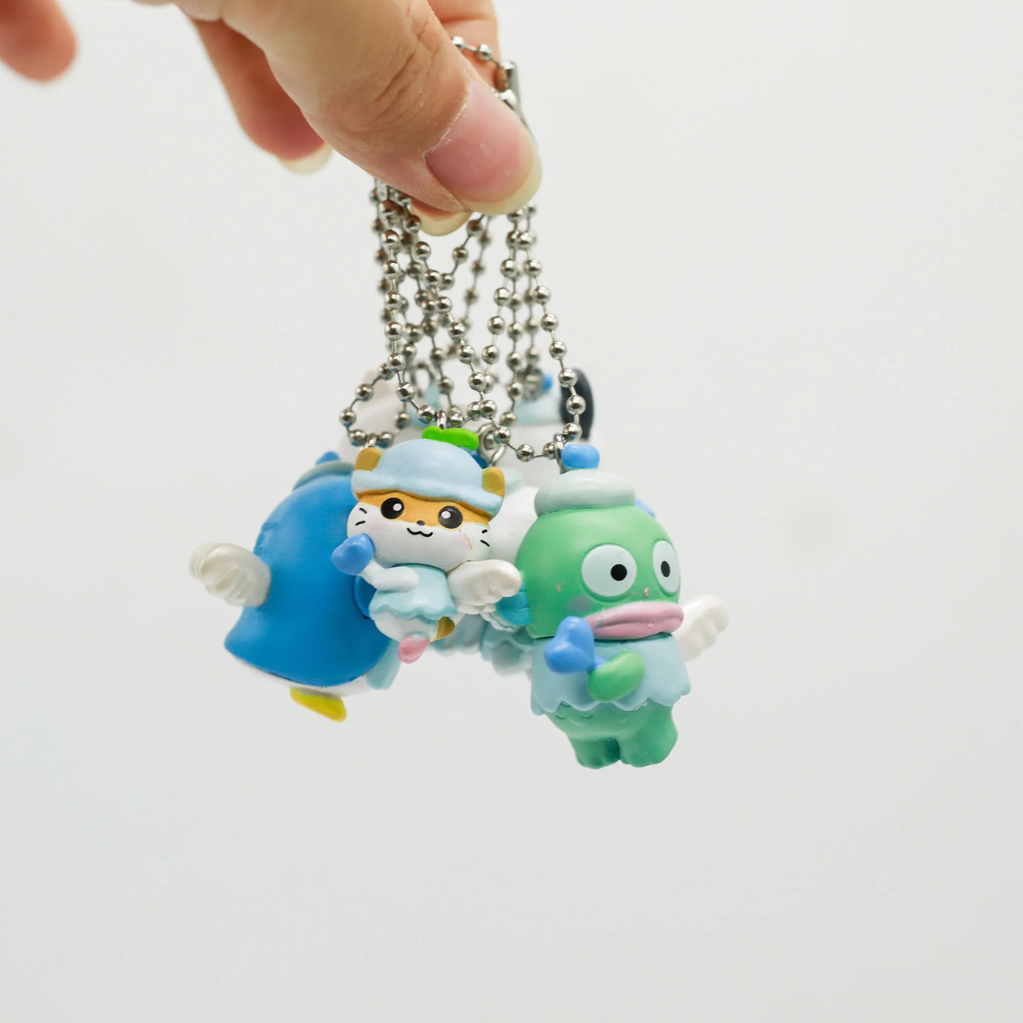 شخصيات سانريو Kawaii الشكل المفاتيح مرحبا كيتي سينامورول صندوق أعمى لعبة حقيبة الظهر حلية الاطفال الفتيات هدايا عيد الميلاد