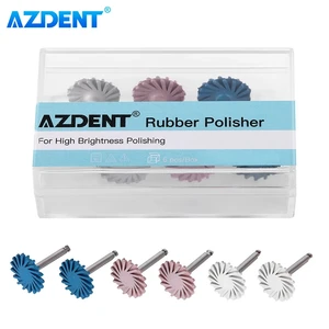 AZDNE 6 PCS/SET DENTAL -GUMME POLISCH VORSITZ DISIAND SYSTEM CD CD CD 14mm Flex Burs Tools 10 Hauptharzpolierdisco - №8