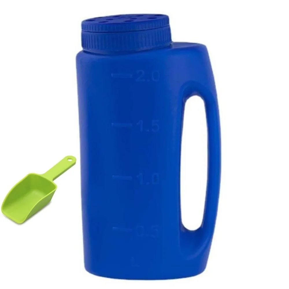 

Large Capacity Handheld Spreaders Portable Adjustable Salt Spreader Multiple Opening Sizes with Shovel Watering Can
