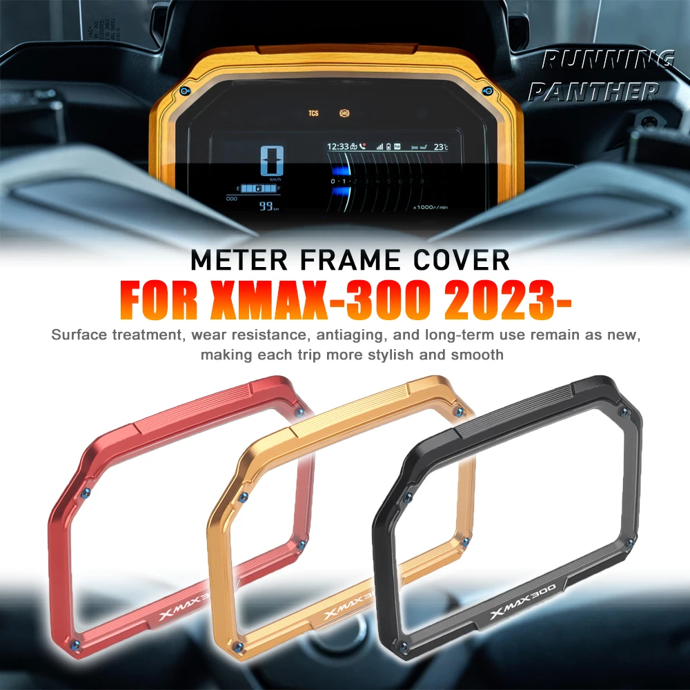 

FOR Yamaha XMAX300 2025 New Motorcycle accessory dashboard protective instrument frame cover dashboard screen protector suitable