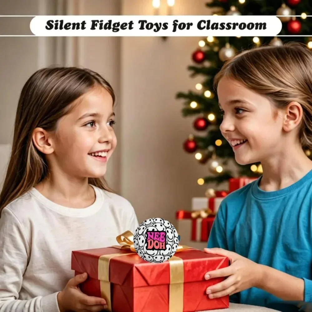 Neue NeeDoh Fuzz Ball Serie Desktop-Dekorationsstück zur Stresslinderung, geeignet für Stressabbau, weicher Stressball als Geschenk. – Detail 5