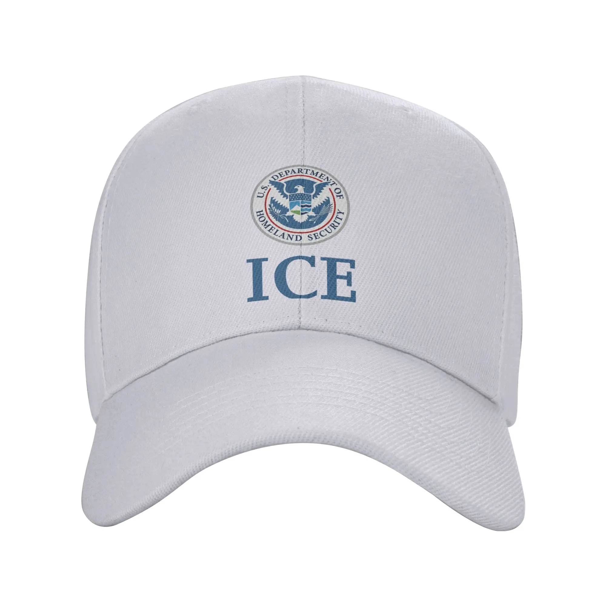 

Summer ICE Immigration and Customs Enforcement Baseball Cap Hiking Fishing Casual Print Sun Hip Hop Hats Unisex Snapback Cap