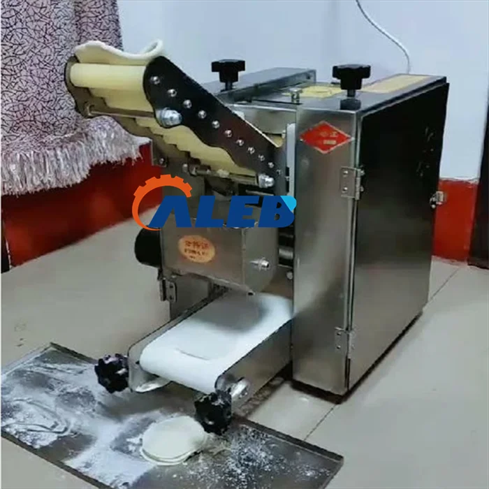 Automatic 304 Stainless Steel Dough Tortilla Wrapping Machine 220V Motor for Commercial Use 50pcs/min Capacity Dumplings Making