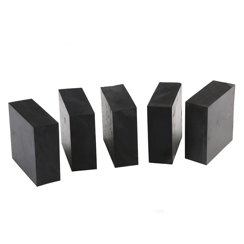 1Pcs สีดำแผ่นยาง Damping ปะเก็น Pad 50X50มม.100X100Mm 200X200Mm หนา10Mm 15Mm 20Mm 30Mm 50Mm