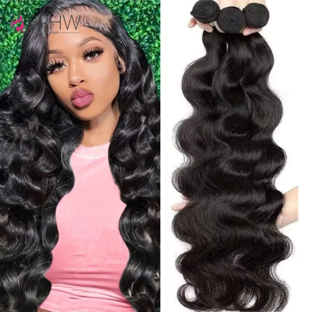 Body Wave Bundles Human Hair Remy Brazilian Weaving 1/3/4 Pcs Weave Hair Natural Color Human Hair Extensions For Women Wholesale