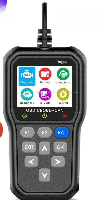 

car diagnostic instrument, car engine fault detection, battery voltage battery life detection