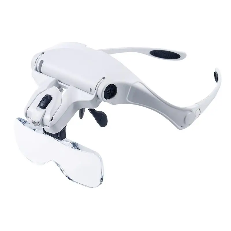 Free Shipping Hot selling Headhand Led Lamp With Magnifier for makeup/tattoo/grafting eyelash