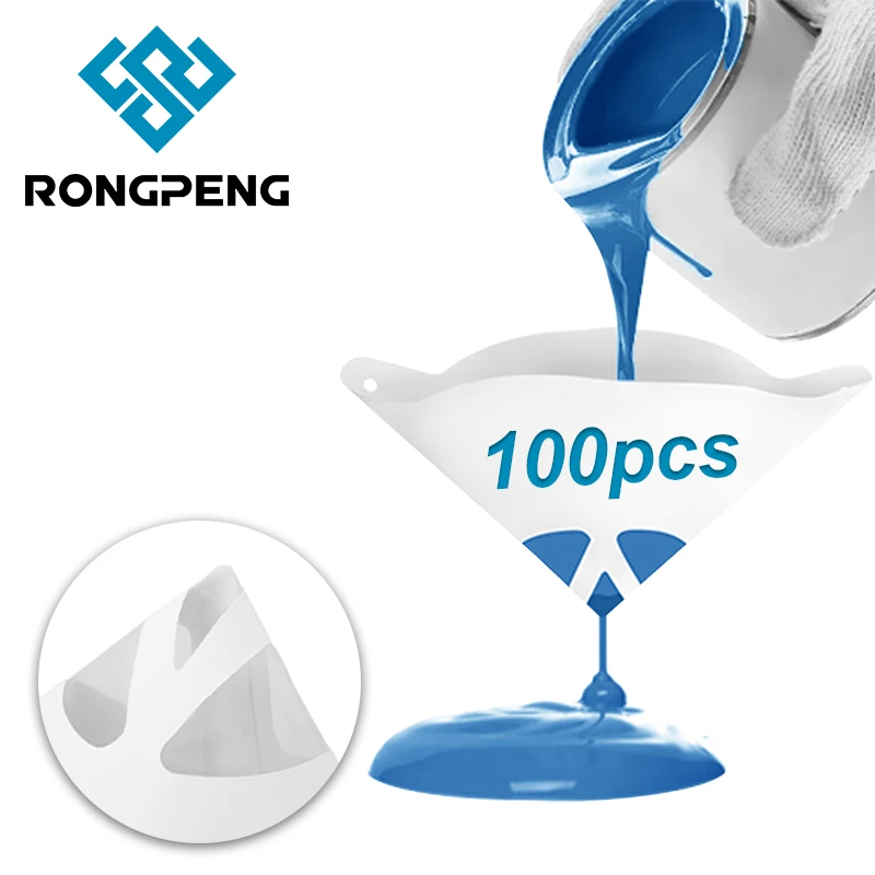 

Paint Filter Paper 100PCS RONGPENG Paper Funnel For Paint Spray Gun Paper Strainer Disposable 50PCS 100PCS 200PCS 300PCS