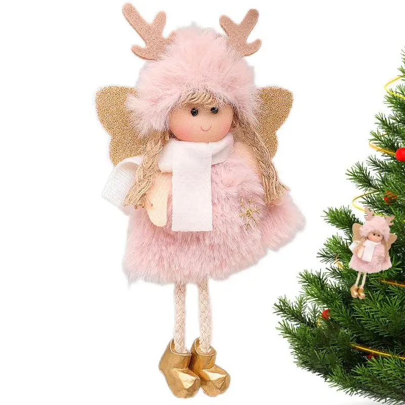 

Angel Doll Ornaments Christmas Tree Hanging Ornaments Christmas Tree Plush Decorations Cute Angel Doll Pendant For Christmas