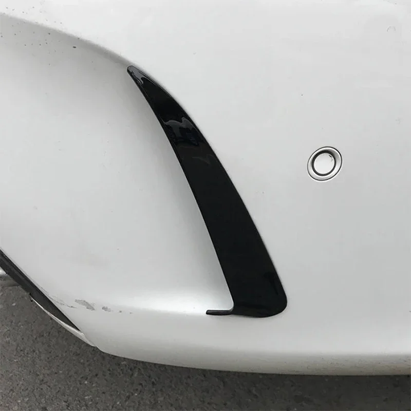 

Rear Bumper Surrounds The Air Outlet Tail Wind Knife Car Stickers Accessories For Mercedes Benz C-Class W205 2015-2021 2016 2017