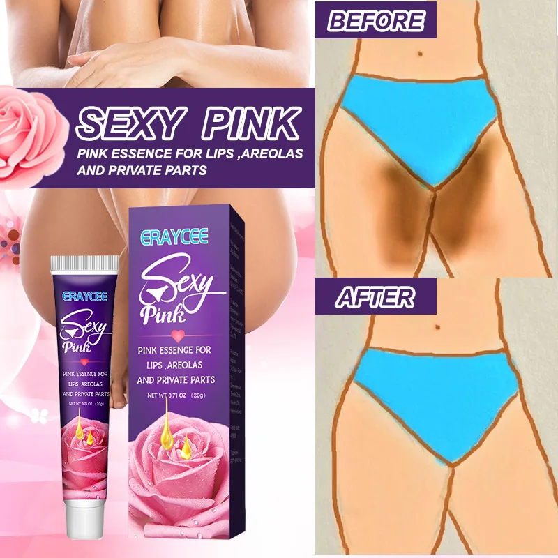 ERAYCEE Female Vaginal Lips Private Part Pink Underarm Intimate Dark Nipple Anal Bleaching Cream Girls Skin Care