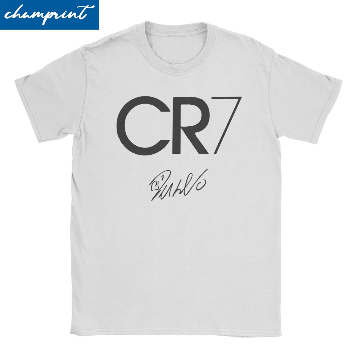 Cristiano Ronaldo CR7 T-Shirts Men Women Creative Cotton Tee Shirt O Neck Short Sleeve T Shirts Graphic Tops