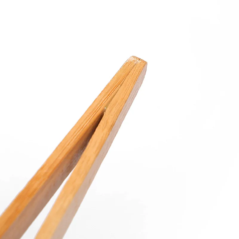 Pinces à thé en bois à tête incurvée/droite de 17cm, 3 pièces, pinces à thé Anti-brûlure, pincettes en bambou, accessoires de cérémonie du thé