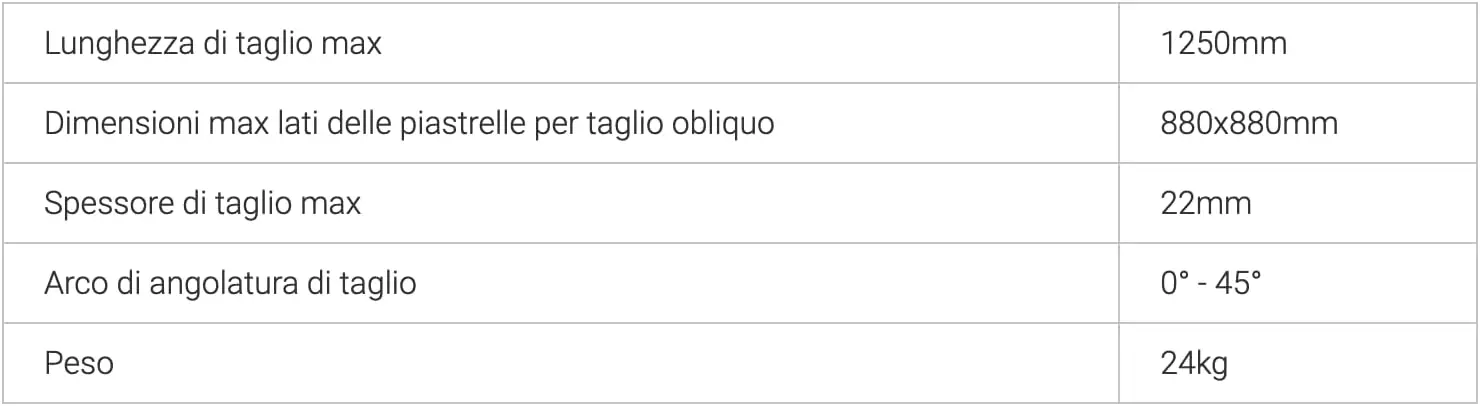 125P3 Manual Masterpiuma Tile Cutter, 125/49""