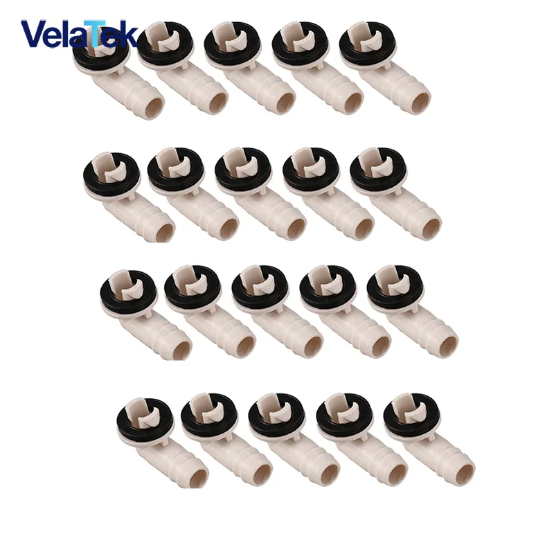 DONQ-20X Air Conditioner Ac Drain Hose Connector Elbow Fitting With Rubber Ring(15Mm)-image