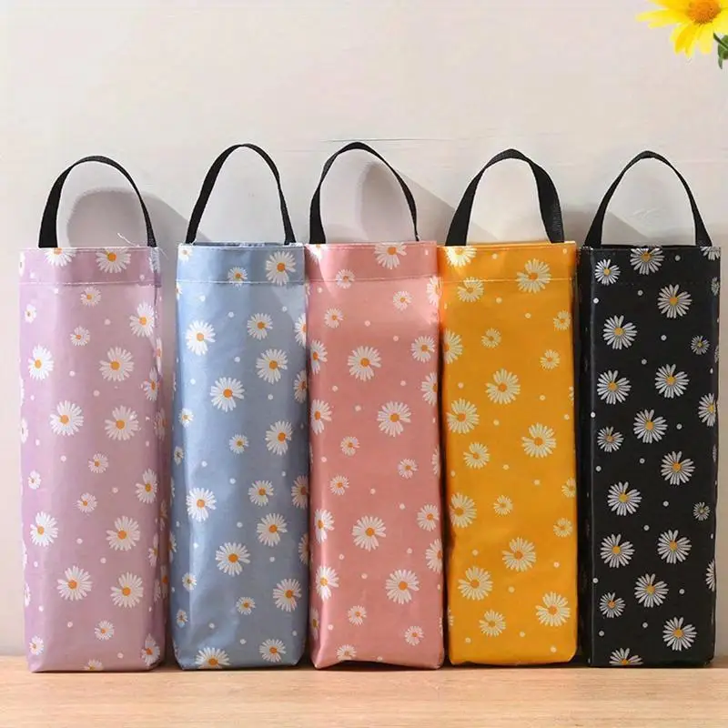 1PC Grocery Bag Holder Wall Mount Dispenser Hanging Kitchen Trash Organizer Storage