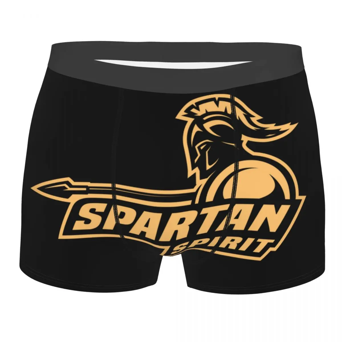 Spartan Spirit Sparta Warrior Underwear Men Print Custom Boxer Shorts Panties Briefs Soft Underpants