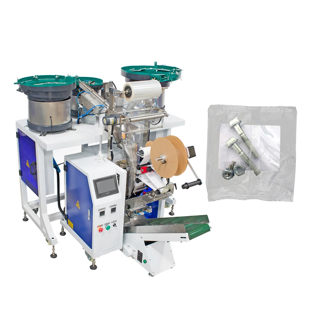 Automatic Counting Vibrating Feeder Vertical Multi Vibrating Bowl Packing Machine with CE ISO Certified