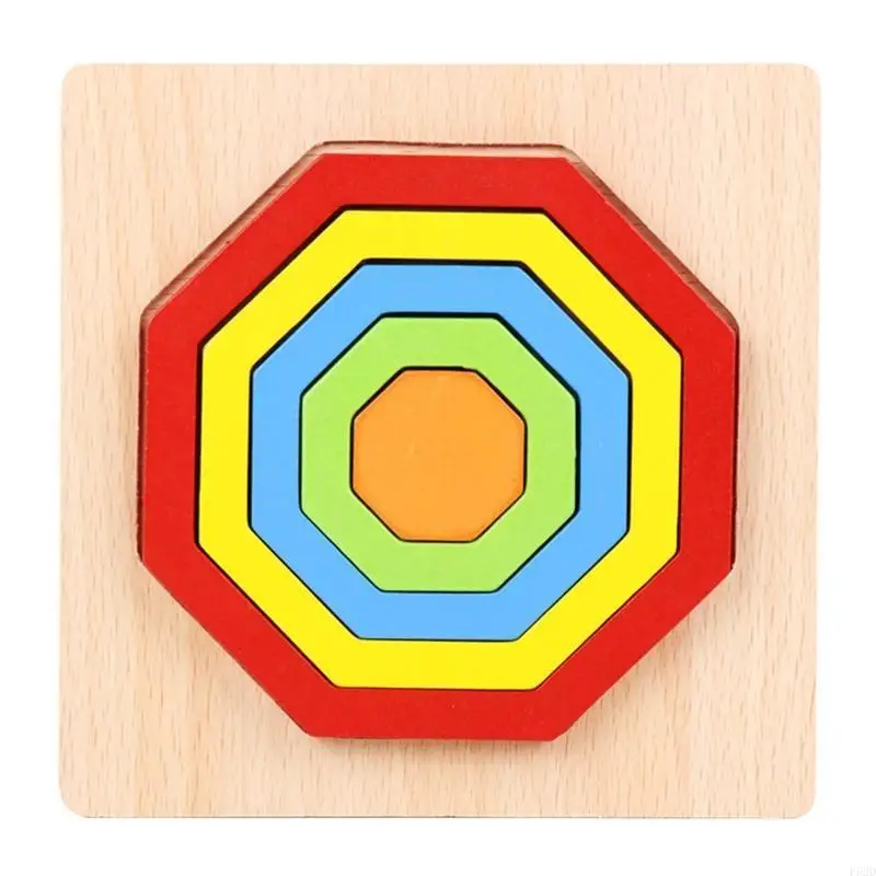 

F62D Learning Sorting Toy Puzzle Pegged Board Baby Fine Motor Skill