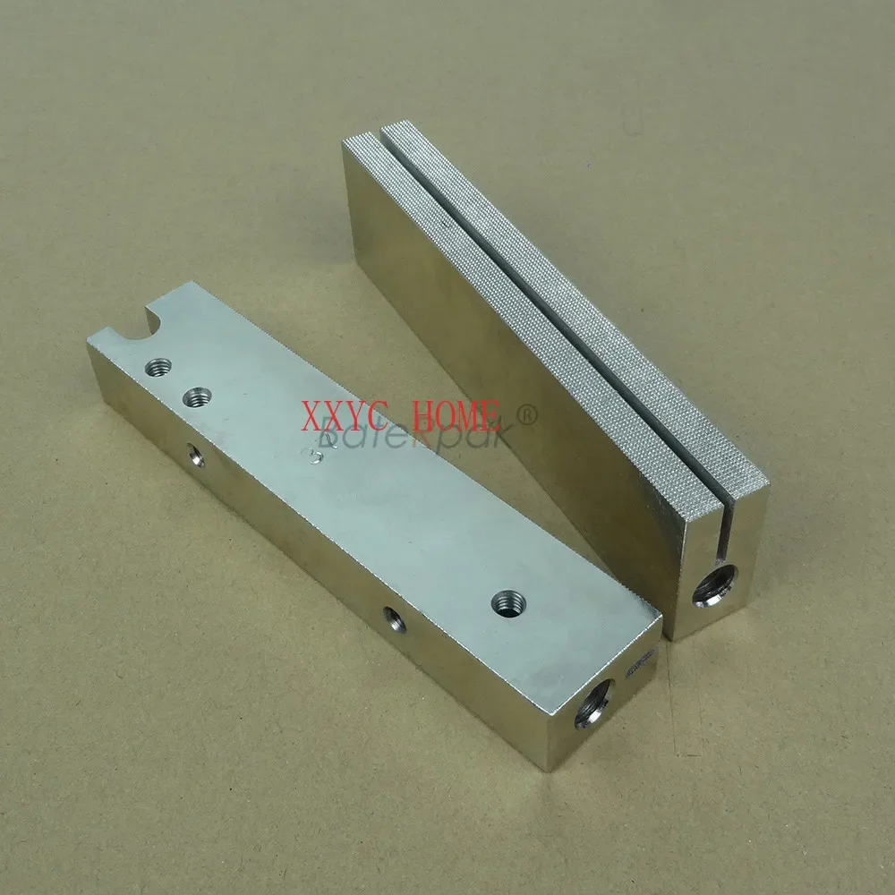 BateRpak Vertical Packaging Machine Horizontal Seal Heat Steel Block,Three Side Sealing Module stripe,Cross line Clamp1pair