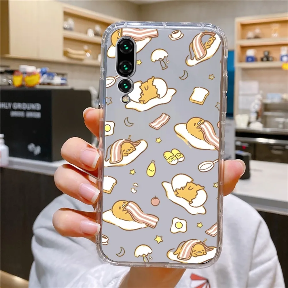 Cartoon G-Gudetama Phone Case For Xiaomi 11 Redmi Note 11 5G 8T 9A 9 10T Note8Pro Note9 12SUltra Transparent Case