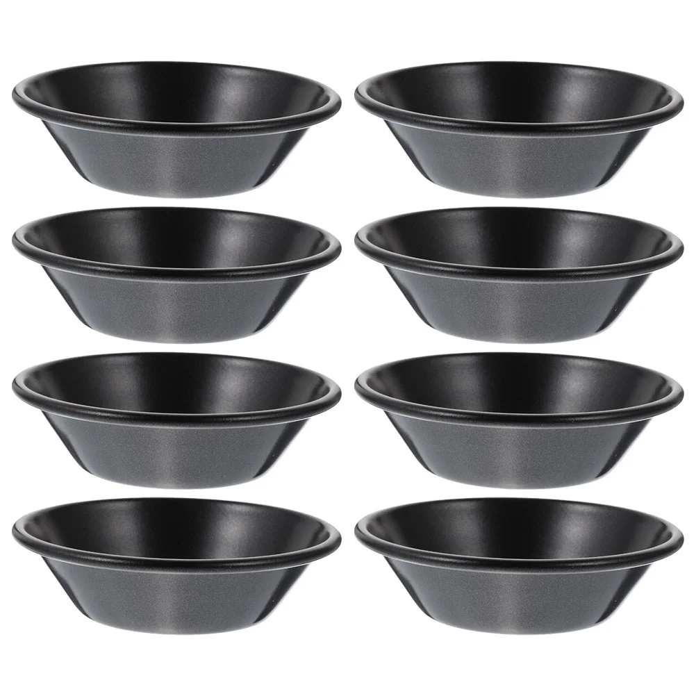 

8 Pcs Egg Tart Mold Baking Dish Cooking Molds Mini Pie Tins Cupcake Nonstick Carbon Steel Multi-function Pan