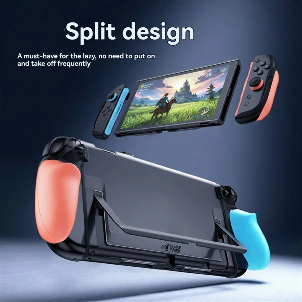 

Защитный чехол для Switch 2 NS 2, разделенный защитный чехол со сменными ручками для NS2, пылезащитный чехол A