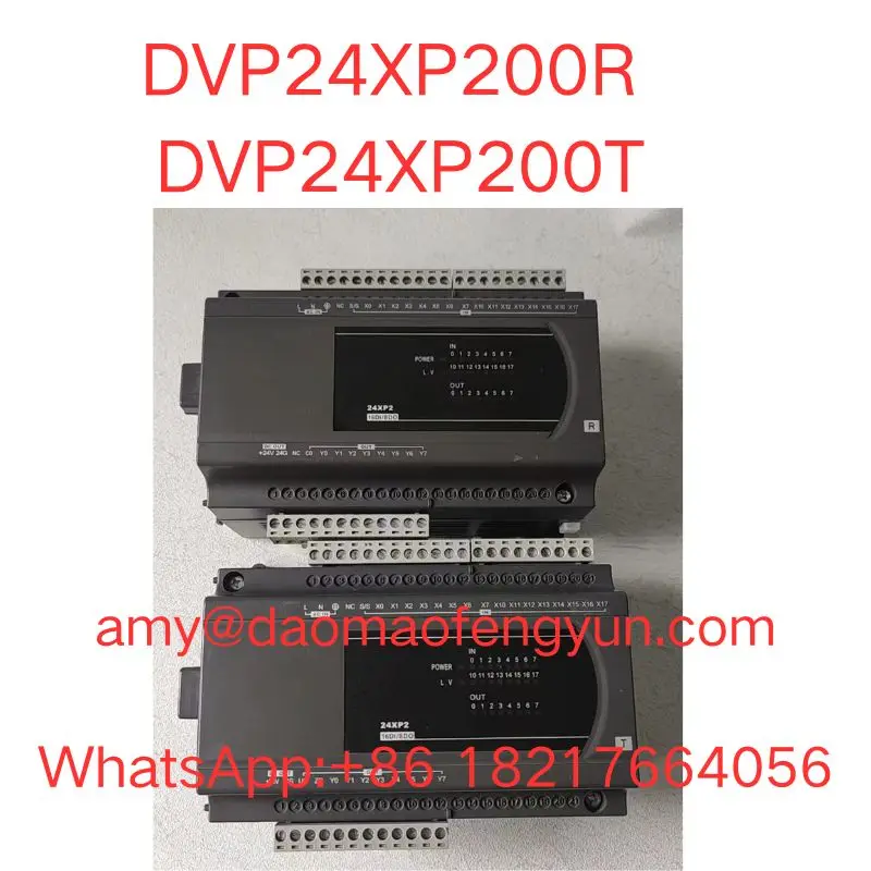 Second-hand   DVP24XP200R DVP24XP200T  Module  in  good  working  condition    fast  shipping