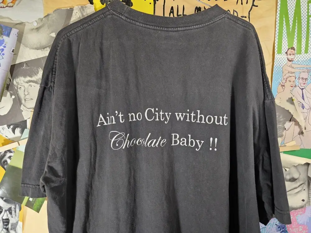 Vintage Y2K New Orleans CHOCOLATE CITY Katrina Ray Nagin Quote T-shirt Sz 3XL