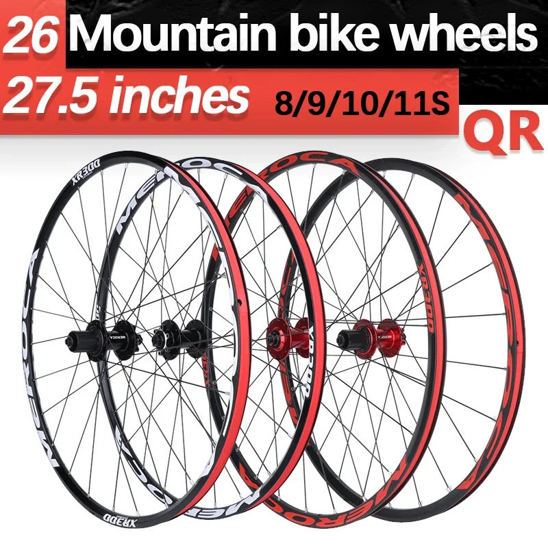 Ultra-light Bicycle Wheels 26 27 5 MTB Wheelset 24 32 Holes 135 QR 5 Pawls 120 Sound Disc Brake Mountain Bike Wheels 