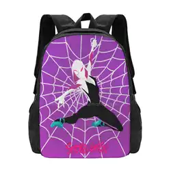 Spider wen Loves You Fashion Pattern Design Travel Laptop School zaino Bag Spider wen katie Stacy Wright Art Spider Web