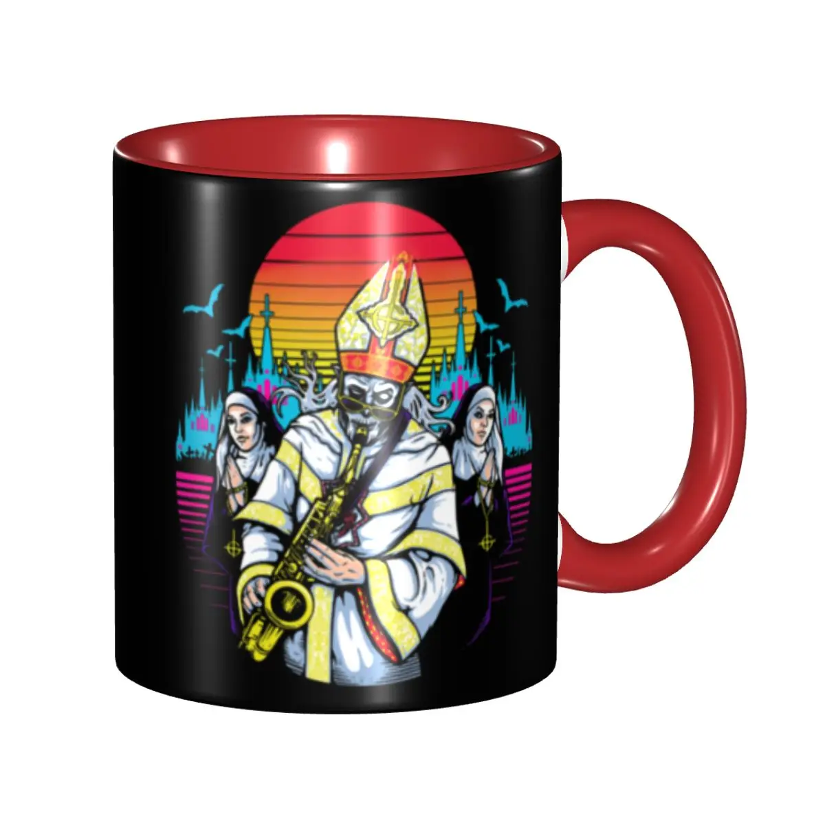 

Customized Swedish Rock Band Horror Ghost Mugs DIY Ceramic Tea Milk Coffee Cups