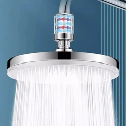 6 Modes Big Panel Rainfall Shower Head High Pressure Top Rainfall Shower Heads Shower Faucet Silver Bathroom Accessories
