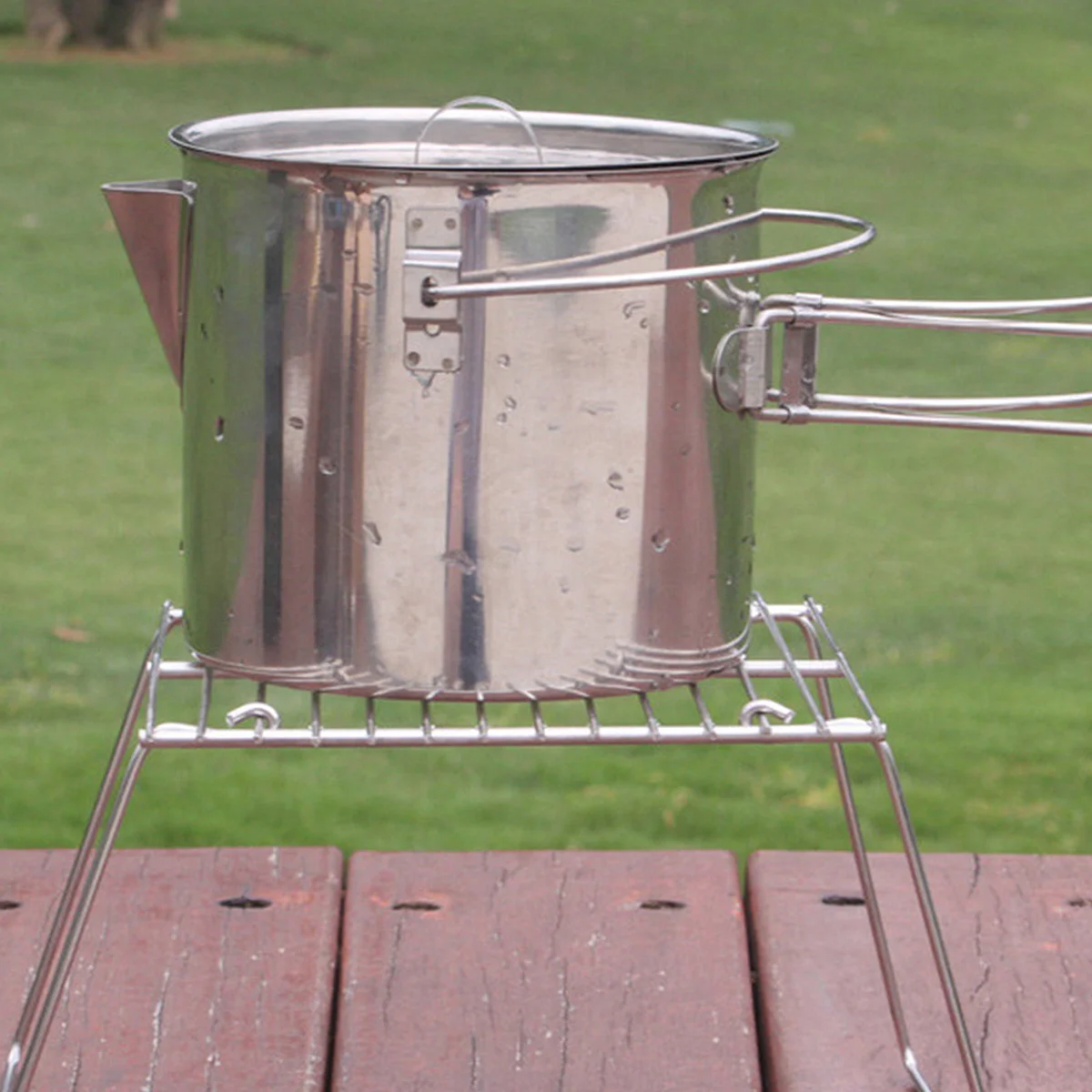 

Stainless Steel Bbq Grill Foldable Portable Mini Barbecue Rack Large Capacity Outdoor Camping Fishing Picnic Grill For Park