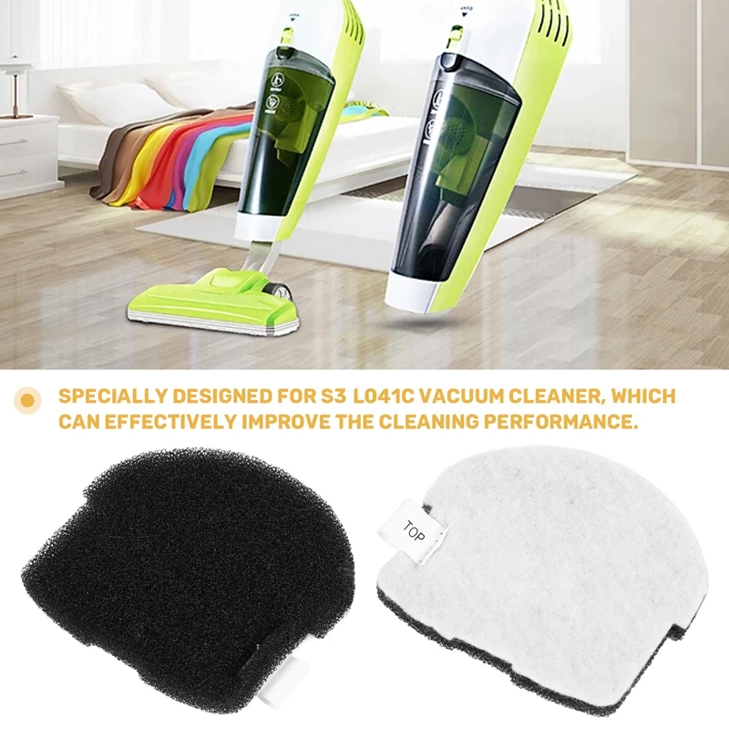 

Фильтр для пылесоса, 5 шт./компл., сменный аксессуар для фильтра для ручного пылесоса, подходит для S3-L041C-Hot