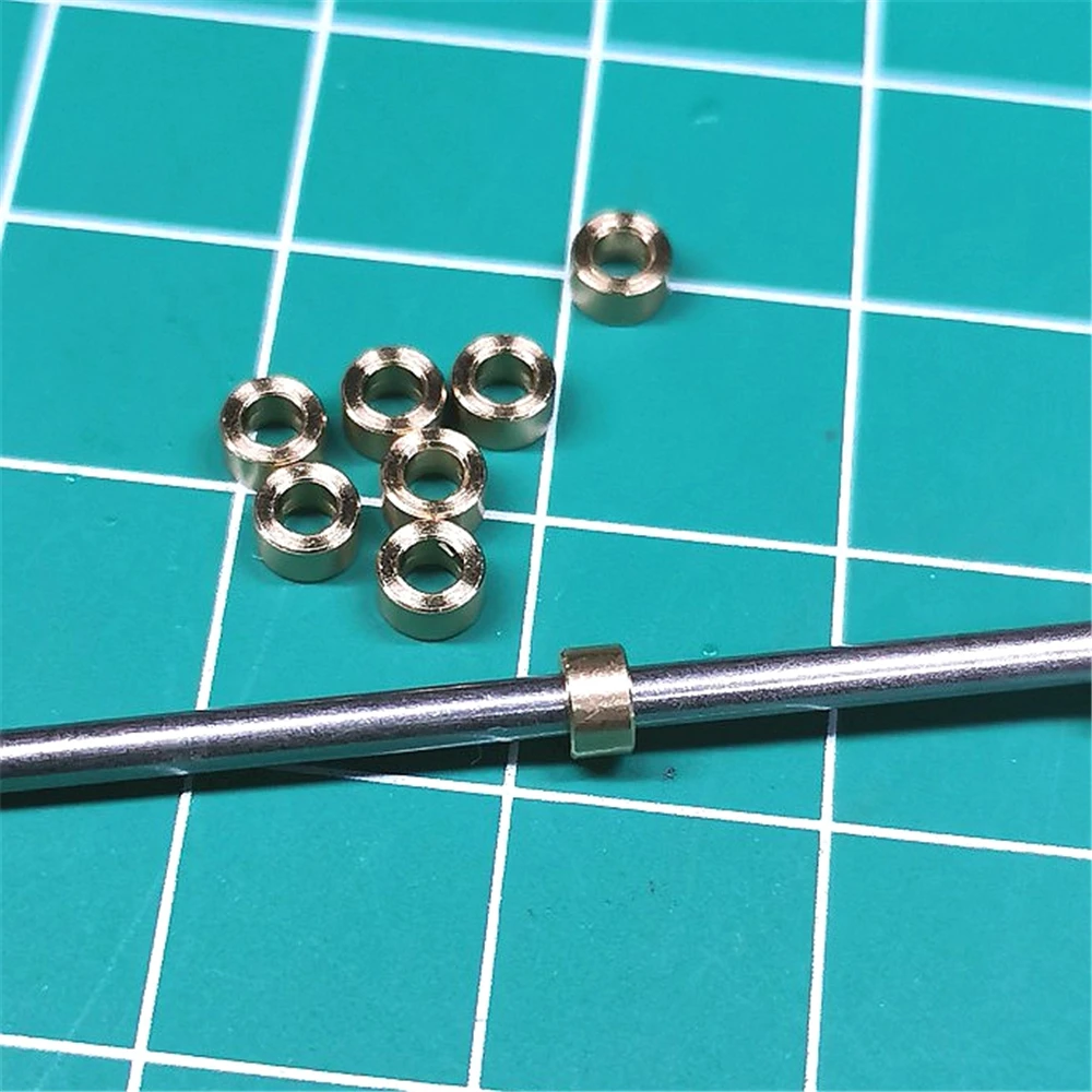 Präzision Kupfer Hülse 2mm Lager Mini Rohr DIY Modell Achse Welle Hülse