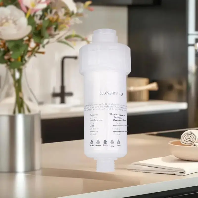 家庭用浄水器、シャワーヘッド、洗濯機、トイレフィルターコア、小型プレフィルター、交換可能なコア、PP綿