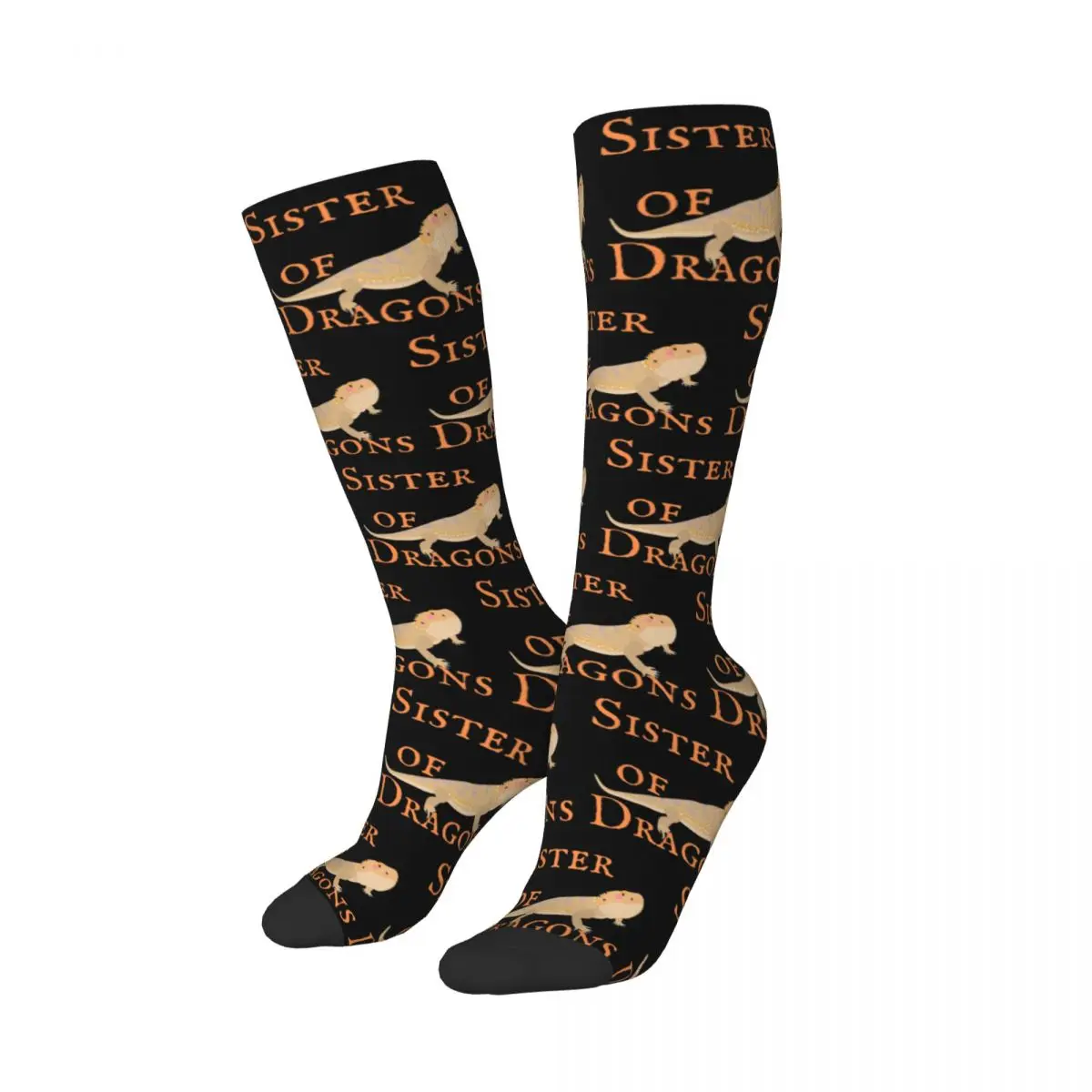 Sister Of Bearded DragonsBearded Dragons Socks HarajukuStockings All Season Long Socks Accessories for Unisex Christmas Gifts