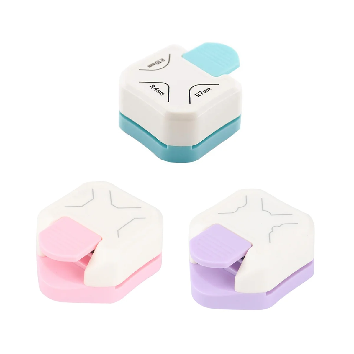 3 Corner Rounder Paper Punch Different Design for Card Making Laminate Cardstock Scrapbooking Paper Crafts Business Card