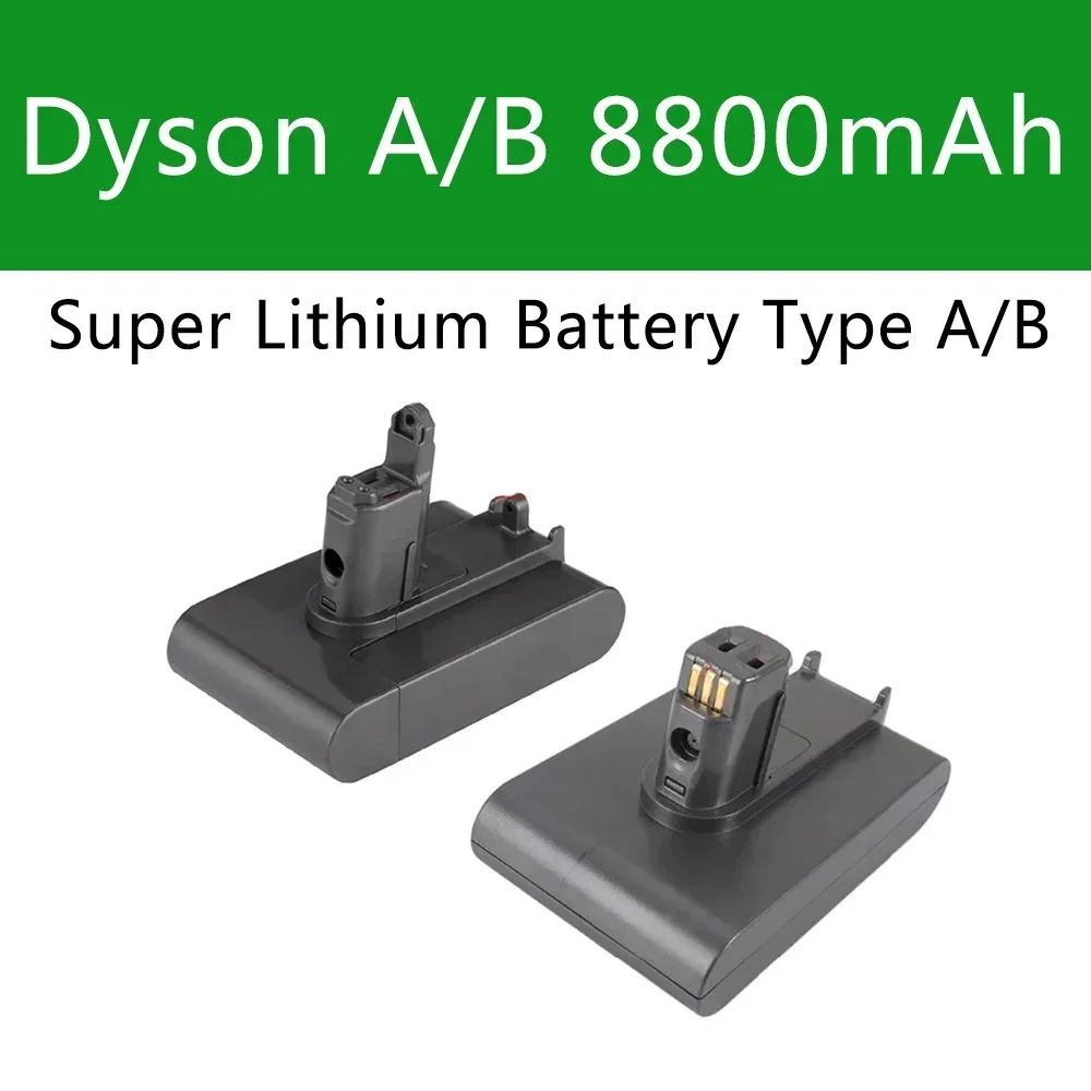 Dyson 22.2V 8800mAh Fit TypeA or B Li-ion Vacuum Battery for Dyson DC35 DC45 DC31 DC34 DC44 DC31 Animal DC35 Animal