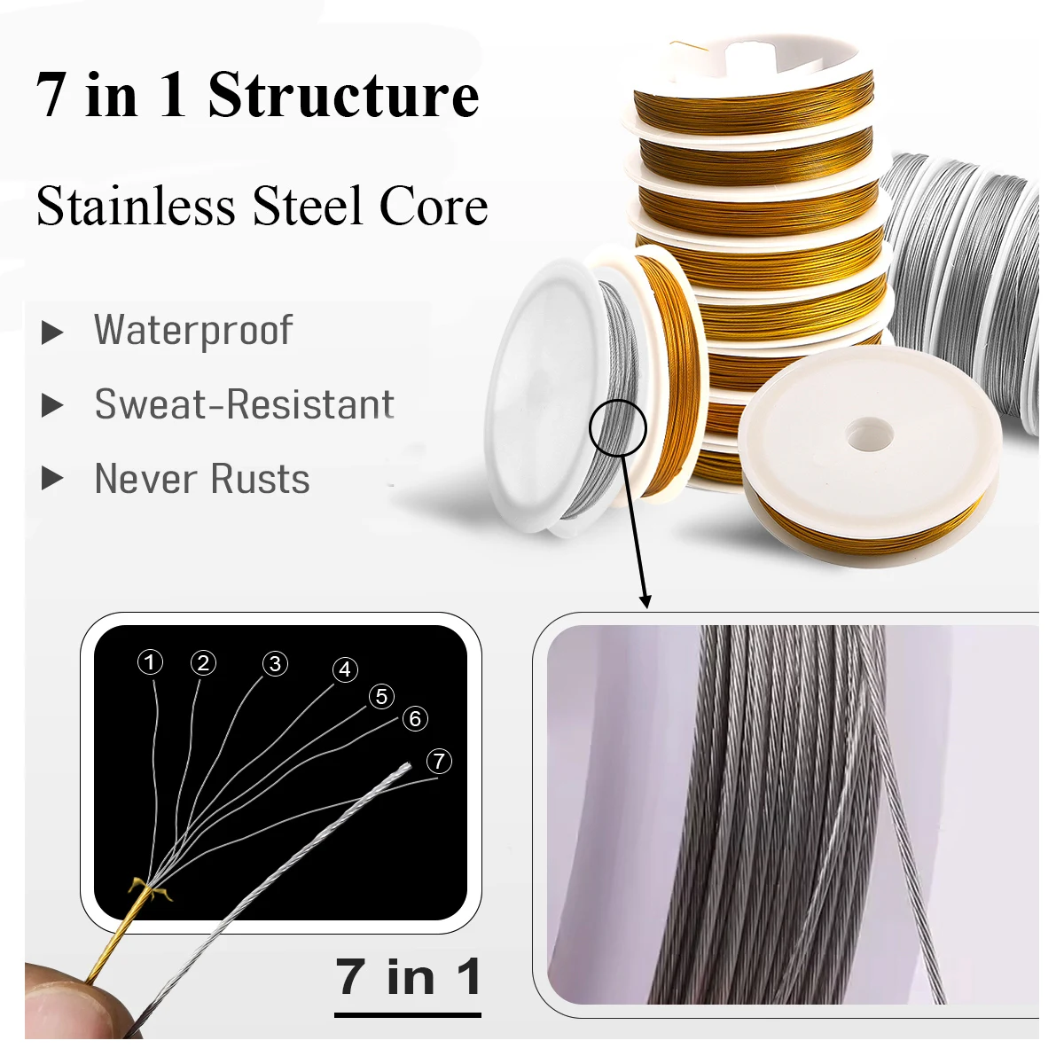 0.3-1mm Paslanmaz Çelik Boncuk - Art Craft Wire incelemesi ve fiyatı